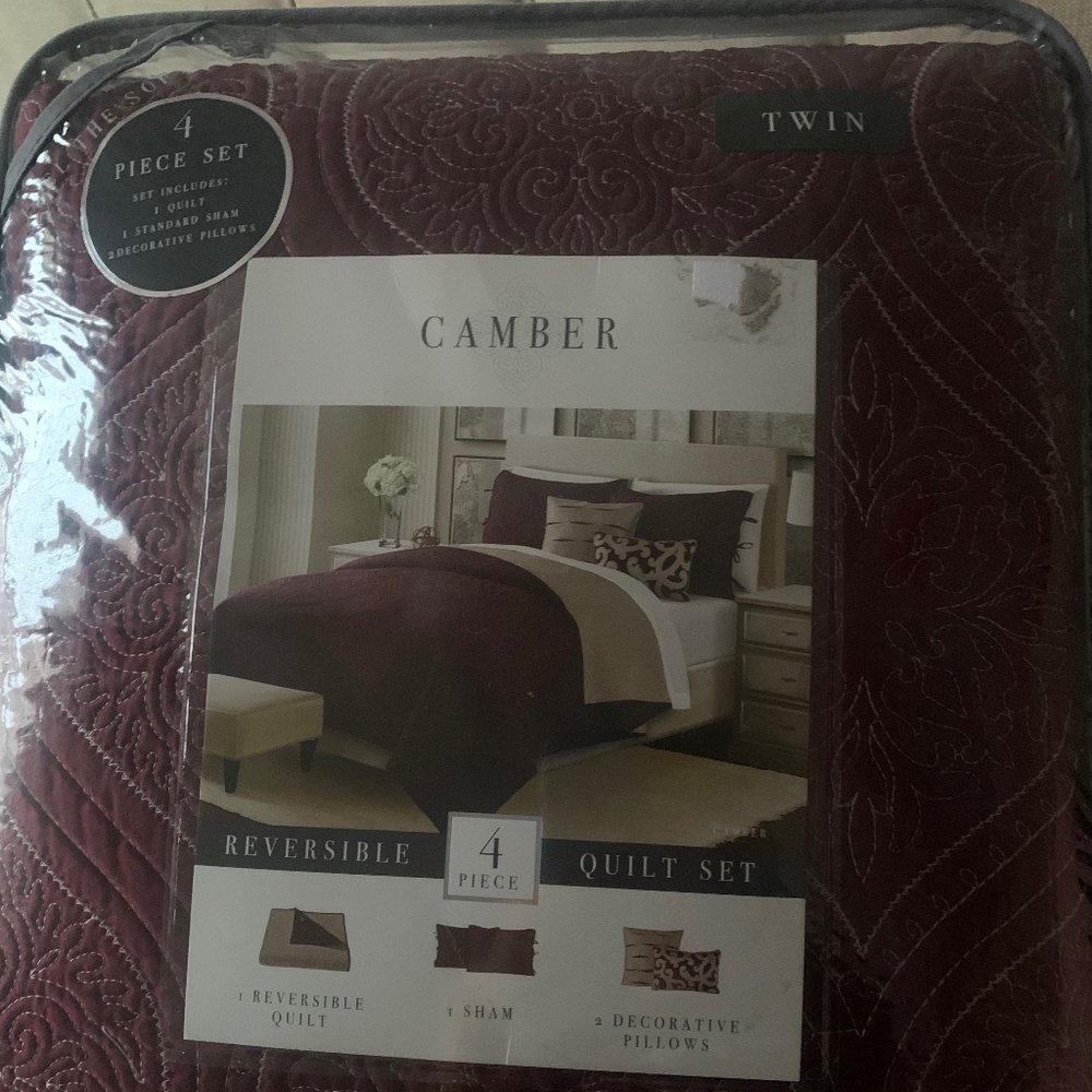 4 piece twin bedset